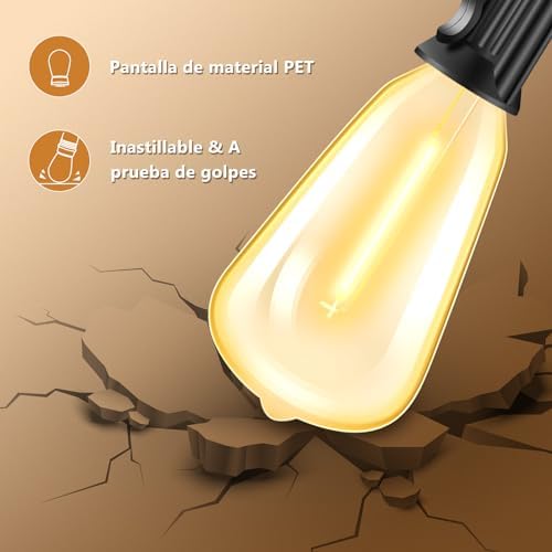 Guirnalda de Luces LED Exterior 15m
